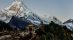 Mt. Manaslu view from Lho village of Manaslu Two Passes Trek