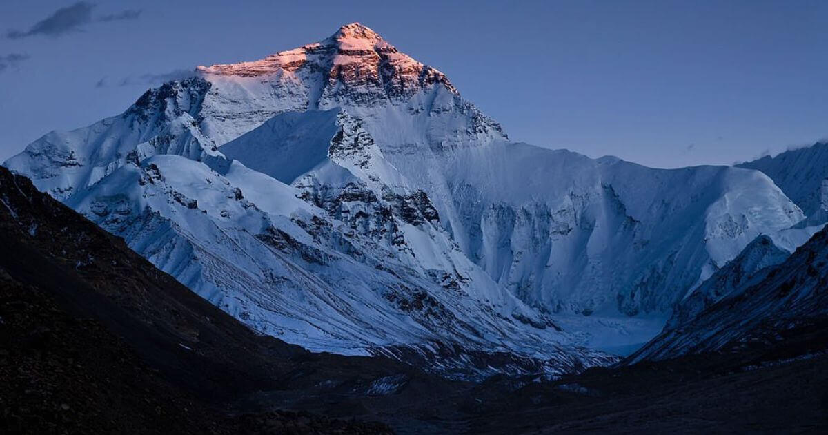 Mt. Everest sunset view