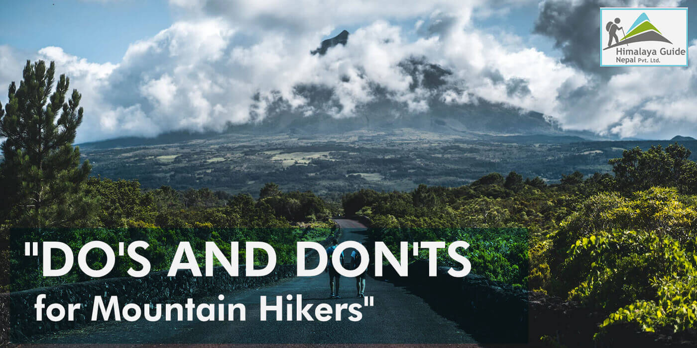 Do’s and Don’ts for Mountain Hikers