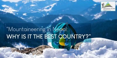 Nepal is the best country for Mountaineering