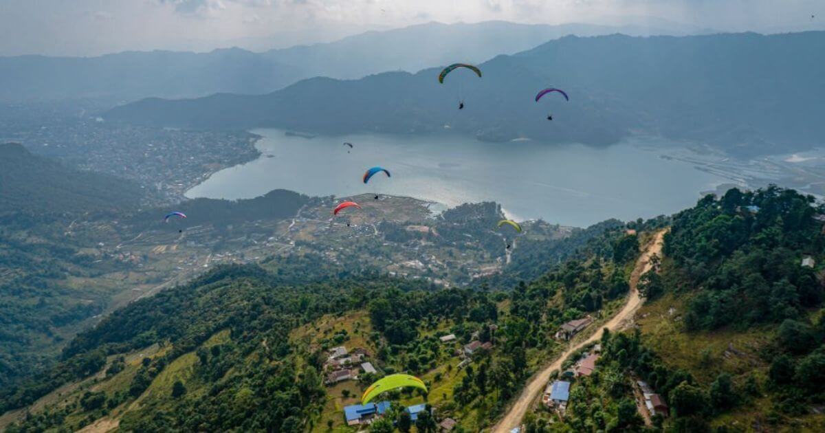Paragliding Adventurous Activities in Nepal