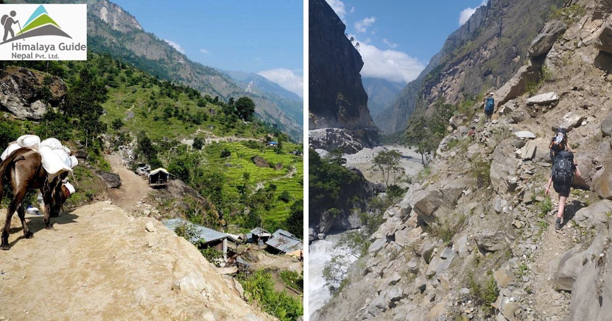 image showing reality of Manaslu Tsum valley trek