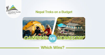 Nepal Treks on budget Camping Vs Homestay