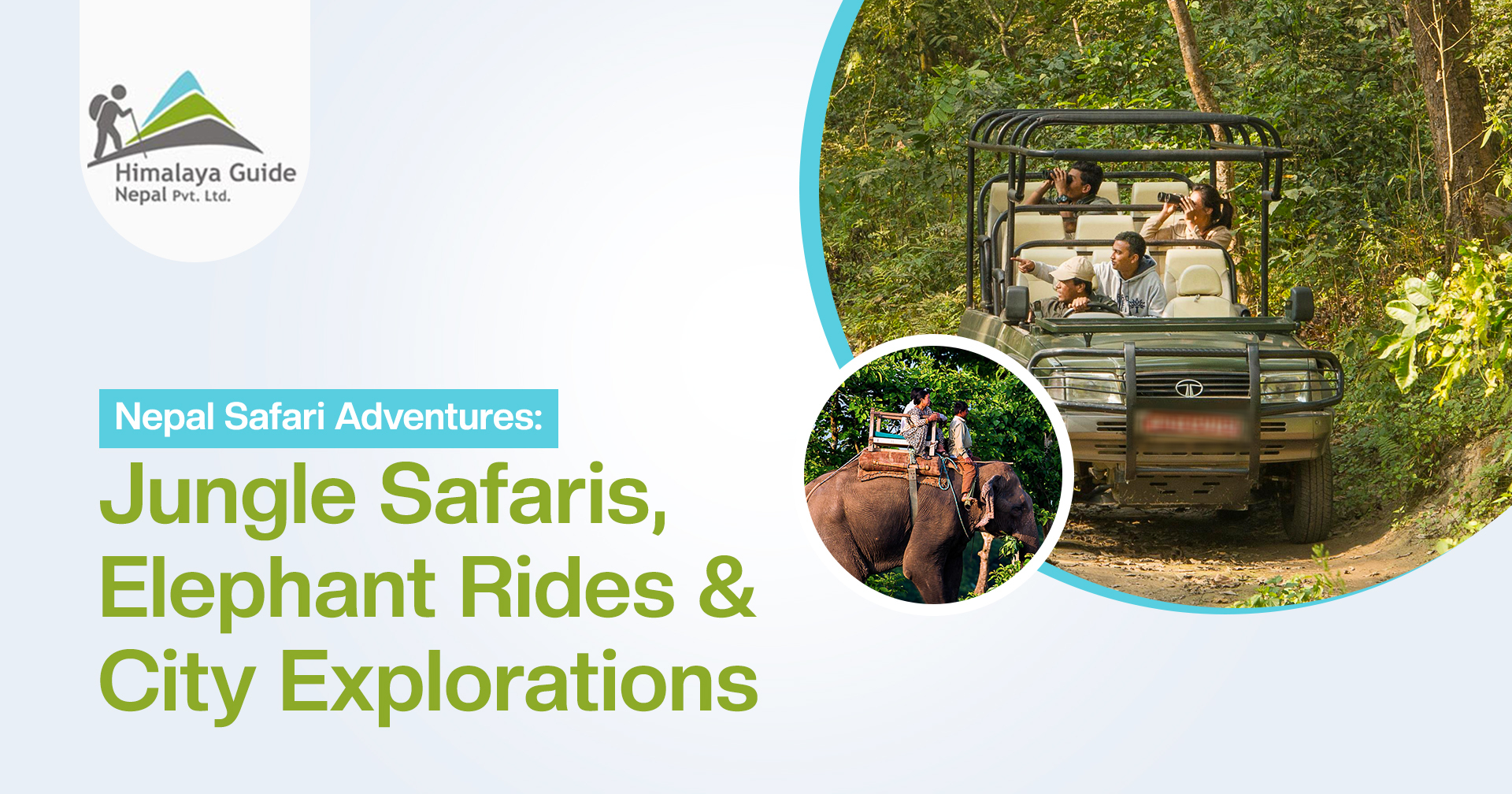 Nepal Safari Adventures: Jungle Safaris, Elephant Rides and City Explorations