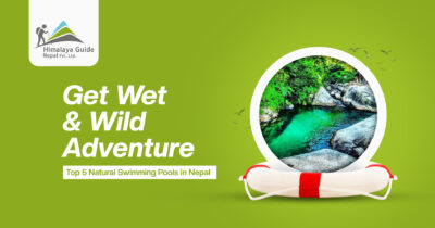 Natural swimming pool in Nepal