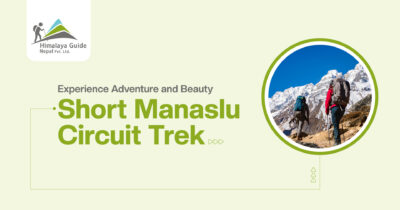 short manaslu circuit trekking