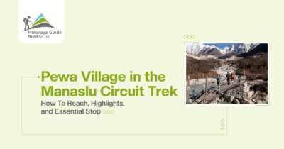 Pewa Village-ManasluCircuitTrek