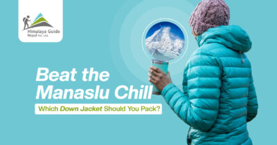 Down jacket to pack for Trekking