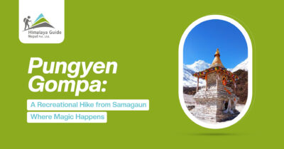 Pungyen Gompa trek from Samagaun Manaslu Nepal