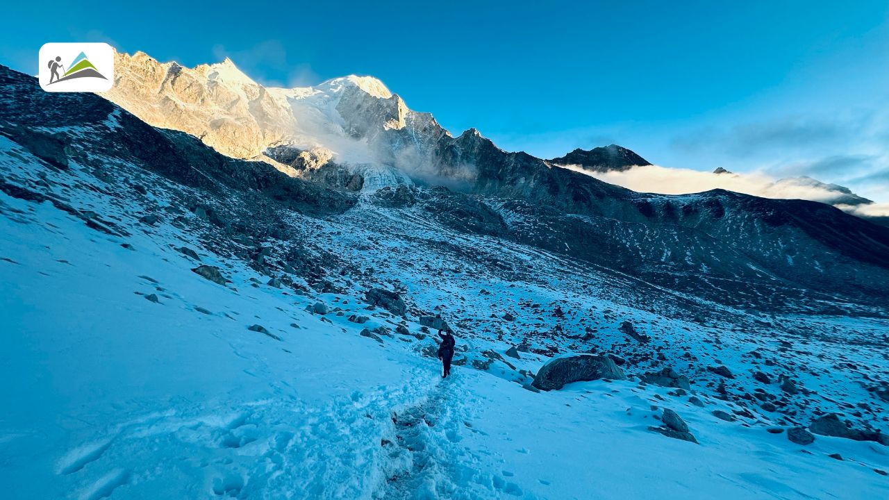 Larkya La Pass trek during manaslu short trek