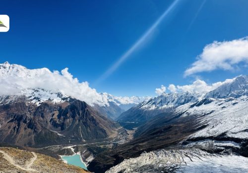one of the picturesque image from larkya la pass