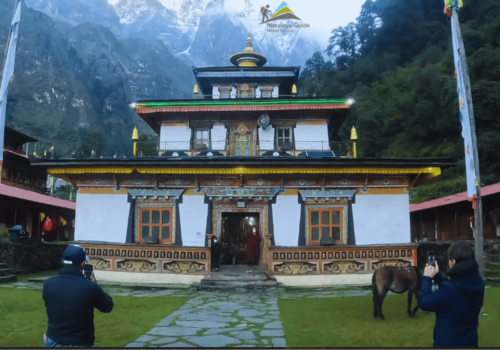 Serang Monastry in Manaslu Trek