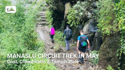 manaslu circuit trek in may