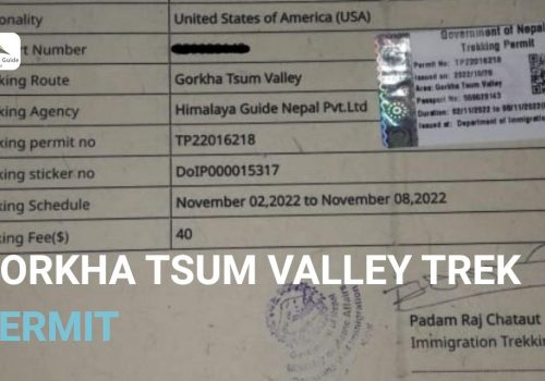 Gorkha Tsum valley Trek Permit