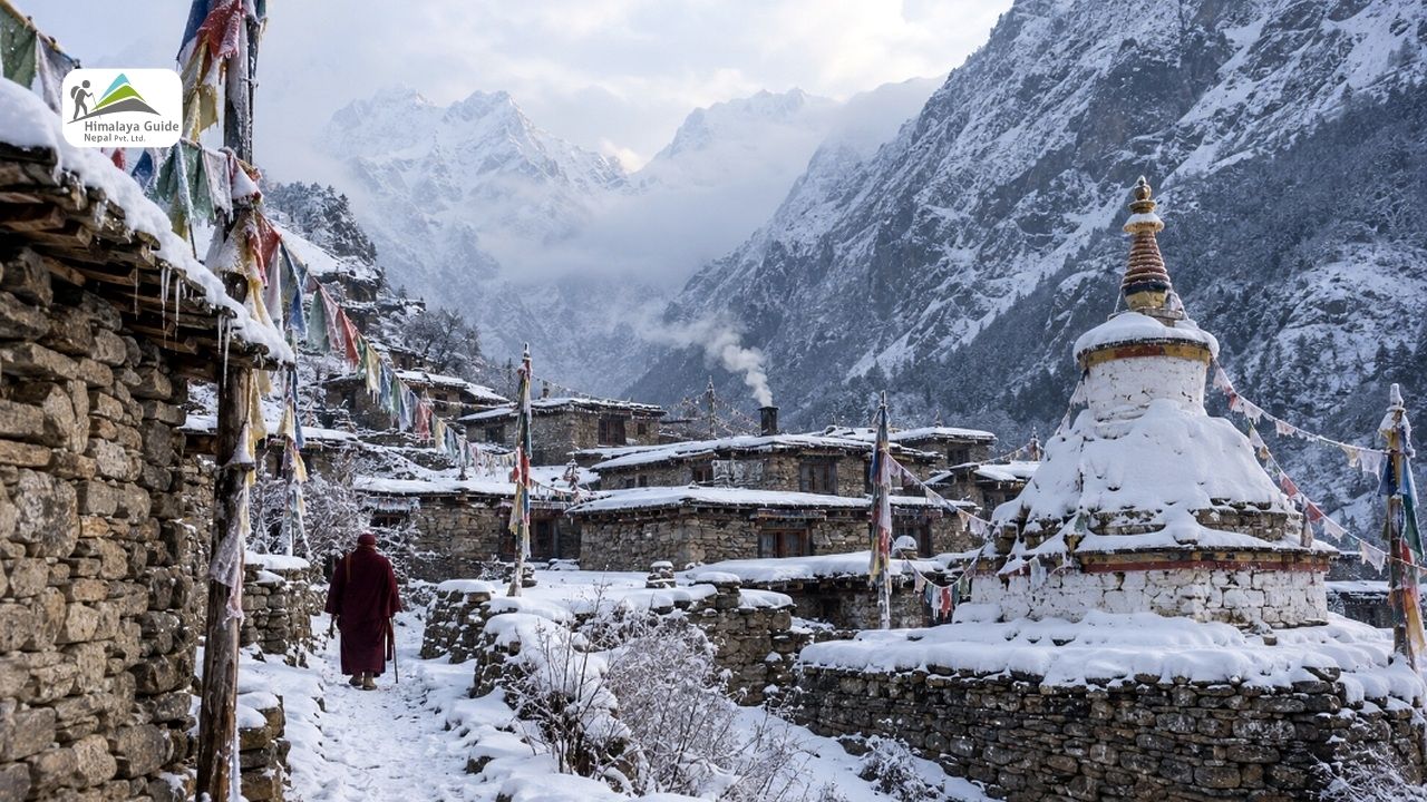 Winter Manaslu Tsum Valley Trek