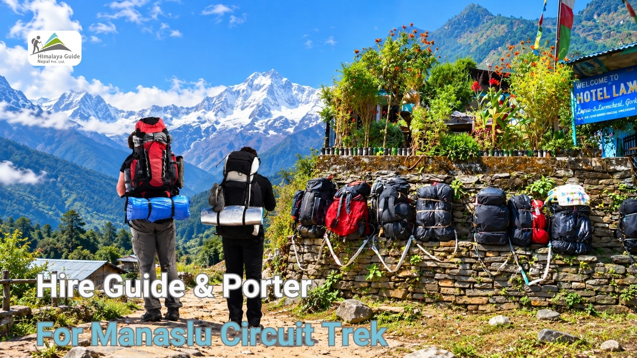 Hire Guide & Porter For Manaslu Circuit Trek